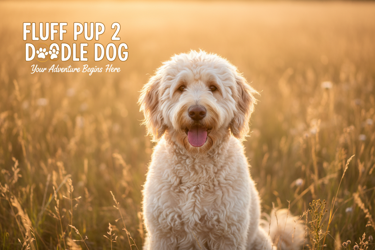 Realistic Dog Photo Banner